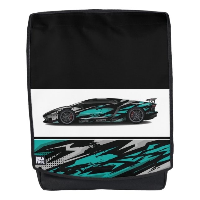 Fett gepolsterter Rucksack für Sportwagen (Vorderseite)
