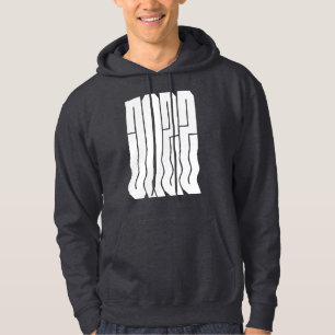 Fett gewellte Jazz-Logogestaltung Hoodie