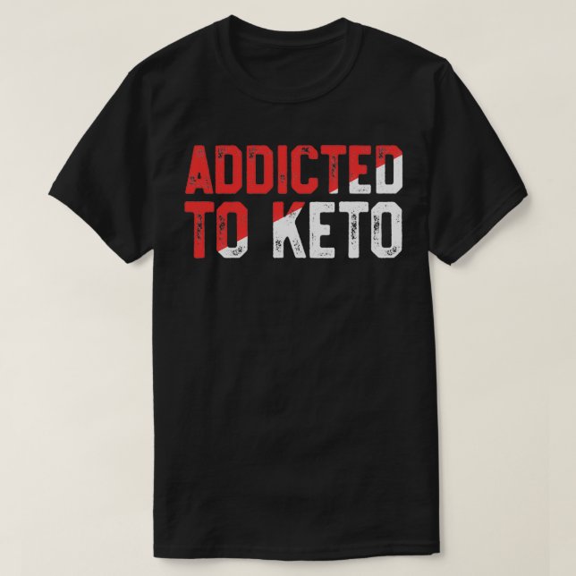 Fett Gewichtsverlust Funny Keto Shirt Ketosis di (Design vorne)