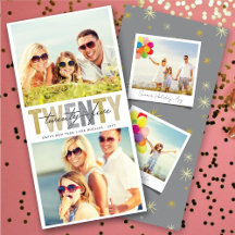 Fett Gold Typografie 2025 Neujahr 2 FotoCollage