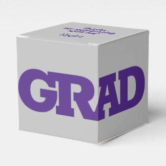 Fett-GRAD-Lila- und Graustufen-Partei Geschenkschachtel