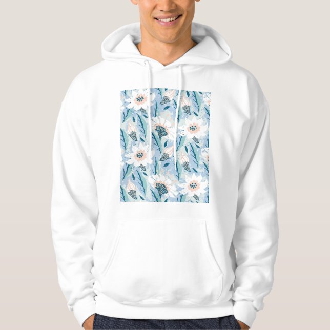 Fett handgestrichen Vintag Hoodie (Vorderseite)