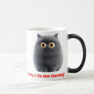 Fett-Katze - Chunky ist der neue Charme Verwandlungstasse