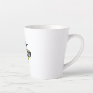 Fett "Kunst ist Freiheit" kreatives Ausdrucksdesig Milchtasse