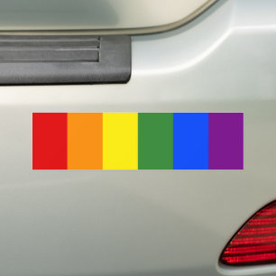 Fett LGBT-Strichstreifen Autoaufkleber