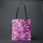Fett Lila Blume-Muster Tasche<br><div class="desc">Fett Lila Blume-Muster</div>