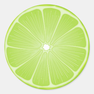 Fett Limon für Sommerspass Runder Aufkleber