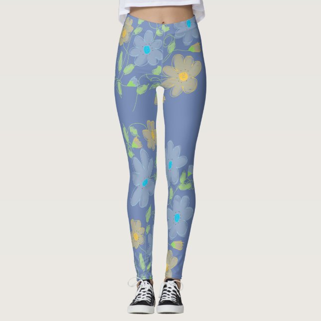 Fett mit Blues Leggings (Vorderseite)