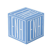 Fett Modern 3 Initialen Monogramm | Soft Blue