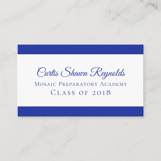 Fett modern, farbzeitgemäß telefonnummerkarte (Vorderseite)