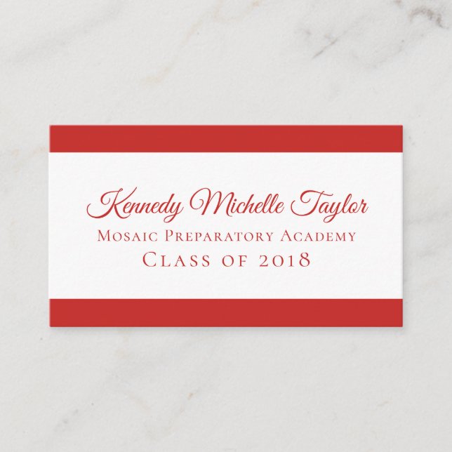 Fett modern, farbzeitgemäß telefonnummerkarte (Vorderseite)