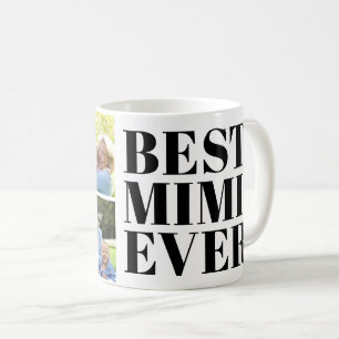 Fett Moderne Beste Mimi Aller 3 Foto-Geschenk Kaffeetasse