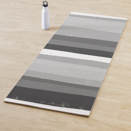 Fett Moderne, einfache Streifen Schwarz-weiß Yogamatte