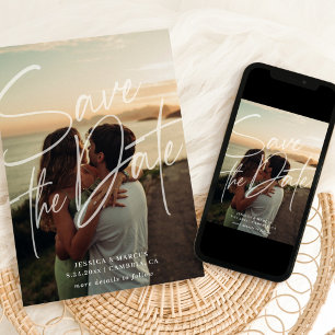 Fett & Moderne Schrift Save The Date