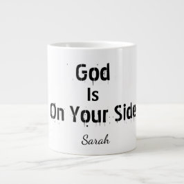 Fett Moderne Weiße Name Glaube Gott Ist Auf Deiner Jumbo-Tasse