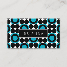 Fett modernes Design mit Foto- und QR-Code Visitenkarte