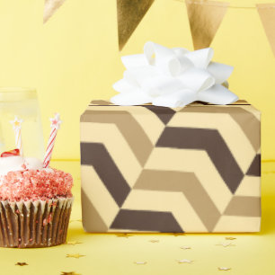 Fett-Monogramm-Sparkling-Tag der zeitgenössischen Geschenkpapier