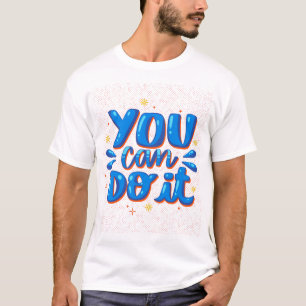 Fett motivierendes T-Shirt – DU KANNST ES Design