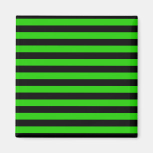 Fett-Muster für grüne und schwarze Streifen Magnet