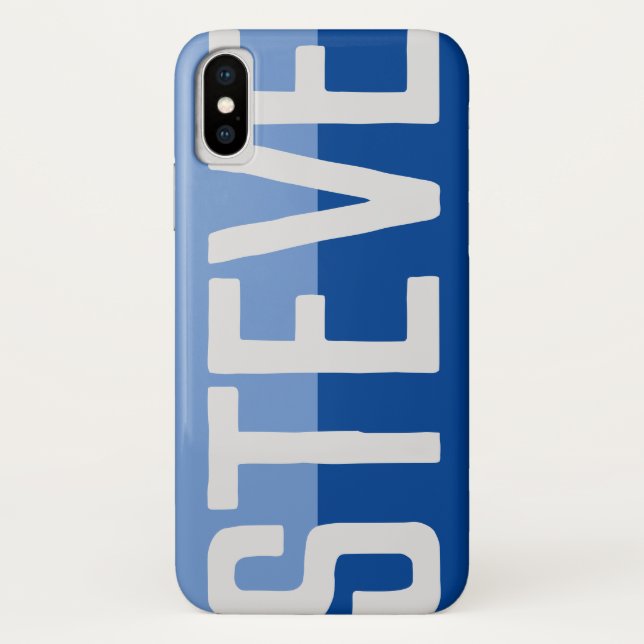 Fett Name Design. Case-Mate iPhone Hülle (Rückseite)