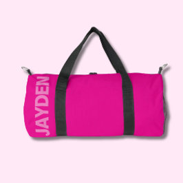 Fett Name Gym | Monogram Männer-Frauen-Duffle Duffle Bag