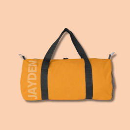 Fett Name Gym | Monogram Männer-Frauen-Duffle Duffle Bag