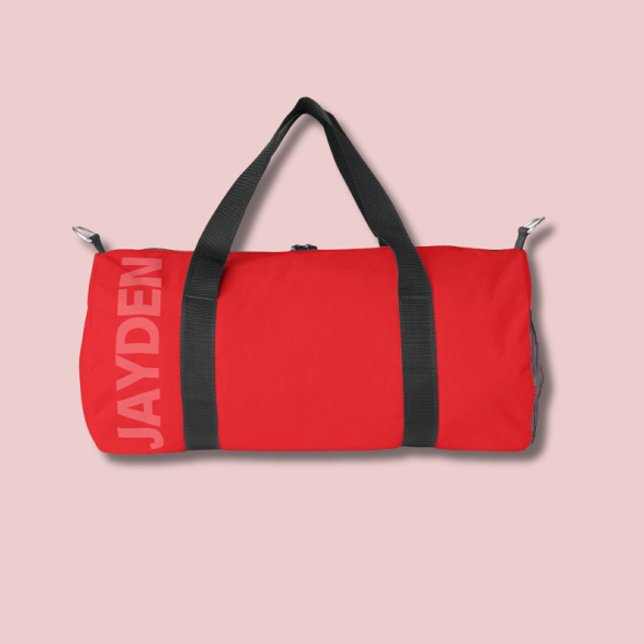 Fett Name Gym | Monogram Männer-Frauen-Duffle Duffle Bag (Monochrome Colorful Gym Workout Bags)