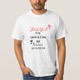 Fett ohne Serifen einfaches kleines Business-T-Shi T-Shirt