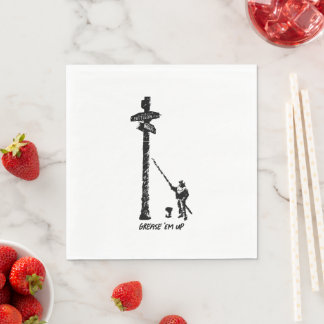 "Fett" Papier Napkin Serviette