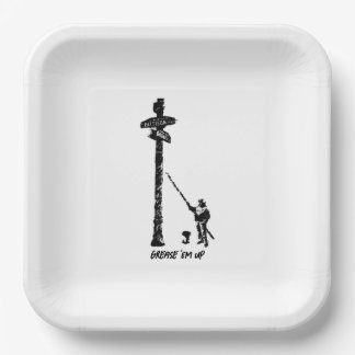 "Fett" Papierfett-Teller Pappteller