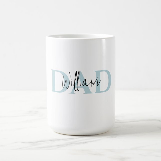 Fett Pastel VATER Tasse | Geschenk des modernen Va (Mittel)