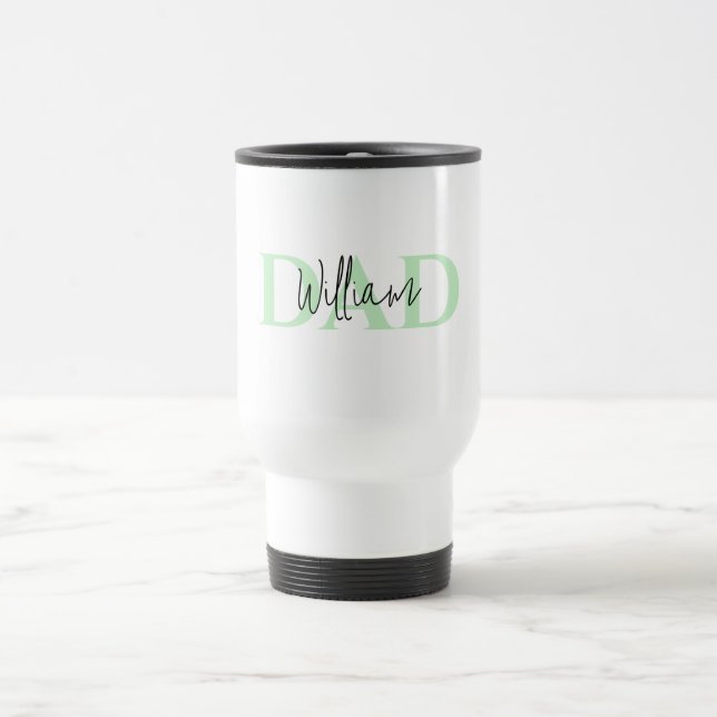 Fett Pastel VATER Tasse | Geschenk des modernen Va (Mittel)