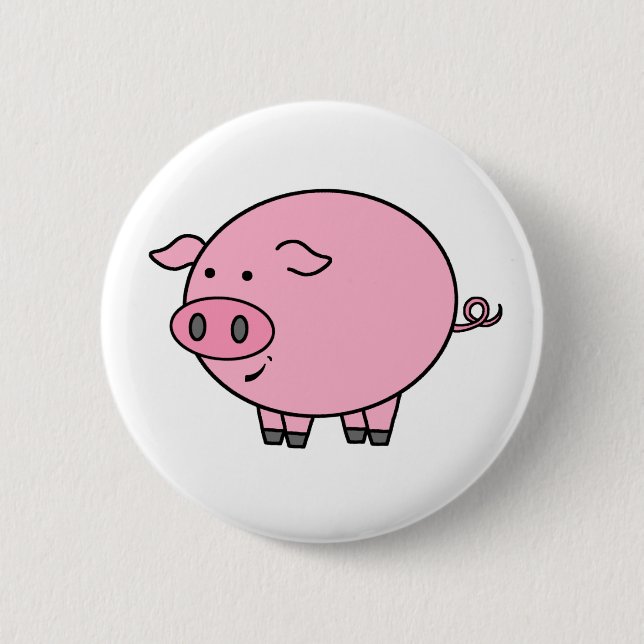 Fett Pig Button (Vorderseite)
