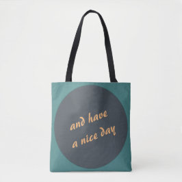 Fett Polka Dockt jeden beliebigen Text Tasche
