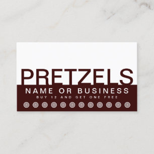 fett PRETZELS Kundenkarte Treuekarte