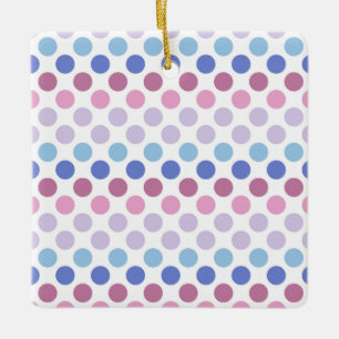 Fett-Punkte für die Flag-Farb-Fahne "Bigender Prid Keramikornament
