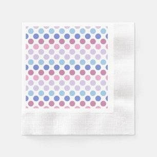 Fett-Punkte für die Flag-Farb-Fahne "Bigender Prid Serviette