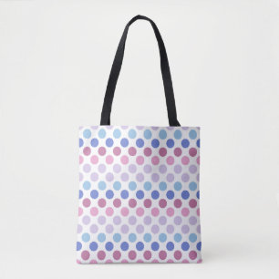 Fett-Punkte für die Flag-Farb-Fahne "Bigender Prid Tasche