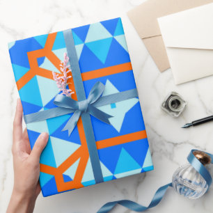 Fett Radiant Initial Liebe Brautparty Geschenkpapier