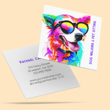 Fett Rainbow Hund Haustier Sitter Dog Walker Custo