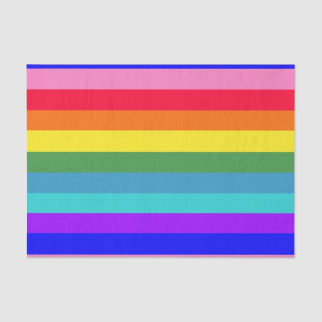 Fett Rainbow Striptepapier Seidenpapier (Vorderseite)