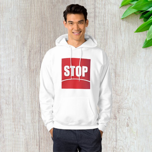 Fett Red Stopp Sign Hoodie (Von Creator hochgeladen)