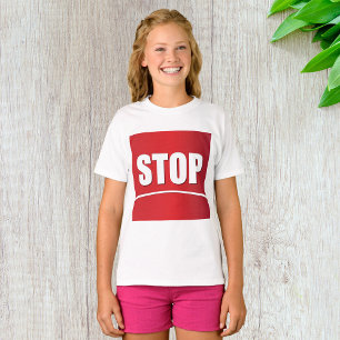 Fett Red Stopp Sign T-Shirt