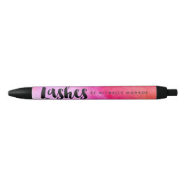 Fett rosa Aquarellfarben Lash Extensions Personali Kugelschreiber