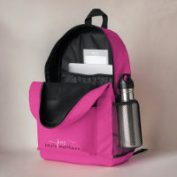 Fett rosa Einfache Minimalistische Monogramm und N