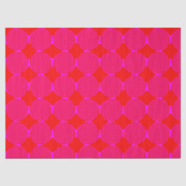 Fett rosa Orangefarbenes Schnittpapier aus Diamant Seidenpapier