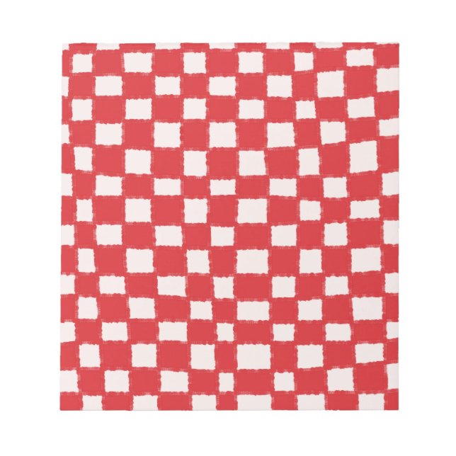 Fett rosa Prüfmuster Notizblock (Vorderseite)
