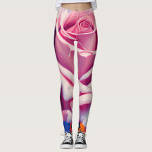 Fett rosa Rosa Floral Künstlerischer Bohemischer S