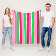 Fett rosa und grüne Streifen