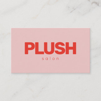Fett rosa und rot Moderne Personalisiert Visitenkarte